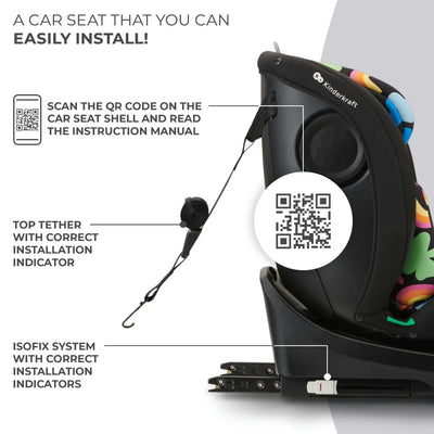 Travel Car seat I-GROW i-Size - Happy Shapes