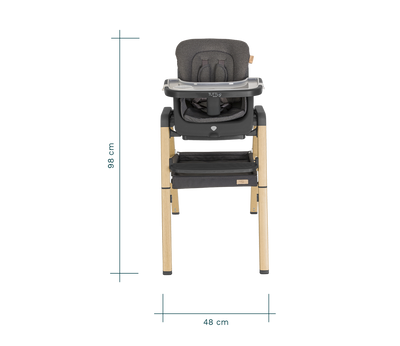 Toddler Nova High Chair Birth to 12 Years Tutti Bambini Nova Evolutionary Highchair