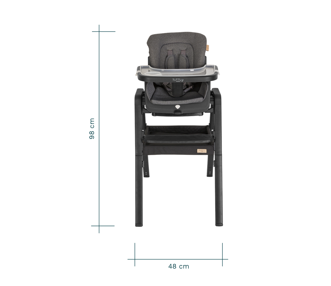 Toddler Nova High Chair Birth to 12 Years Tutti Bambini Nova Evolutionary Highchair