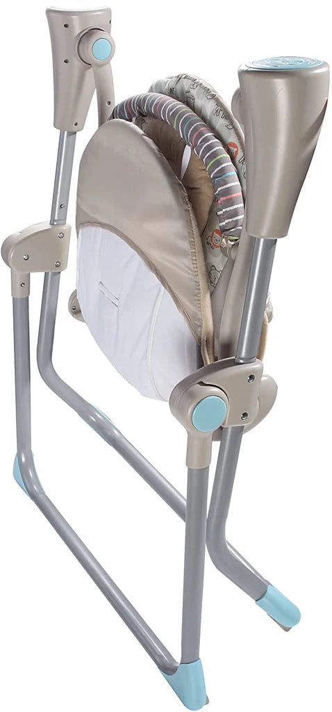 Brown Animal Electric Baby Swing