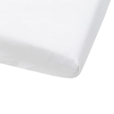 Kids Deluxe Bedtime White Toddler Bed Bundle with Spring Mattress