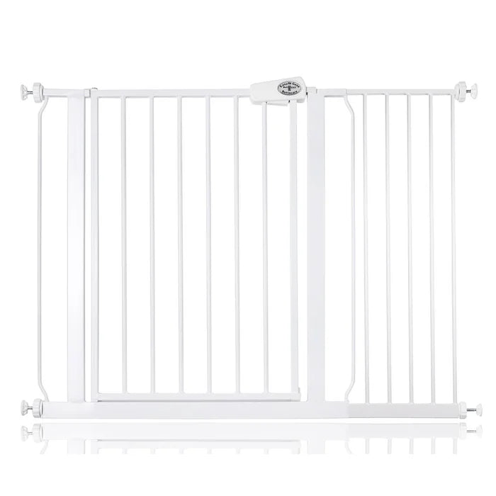 Symple Stuff Easy Fit Safety Baby Gate - White