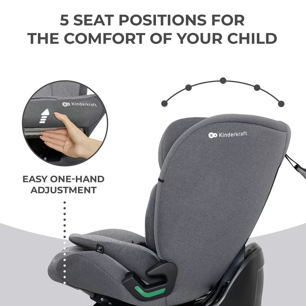 Travel Car seat ONE TO 3 i-Size - Gray