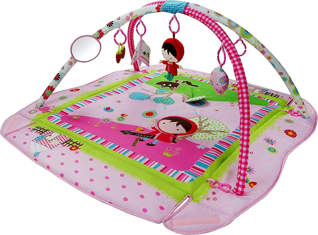 Pink Playtime 4 in 1 Large Woodland Playmat