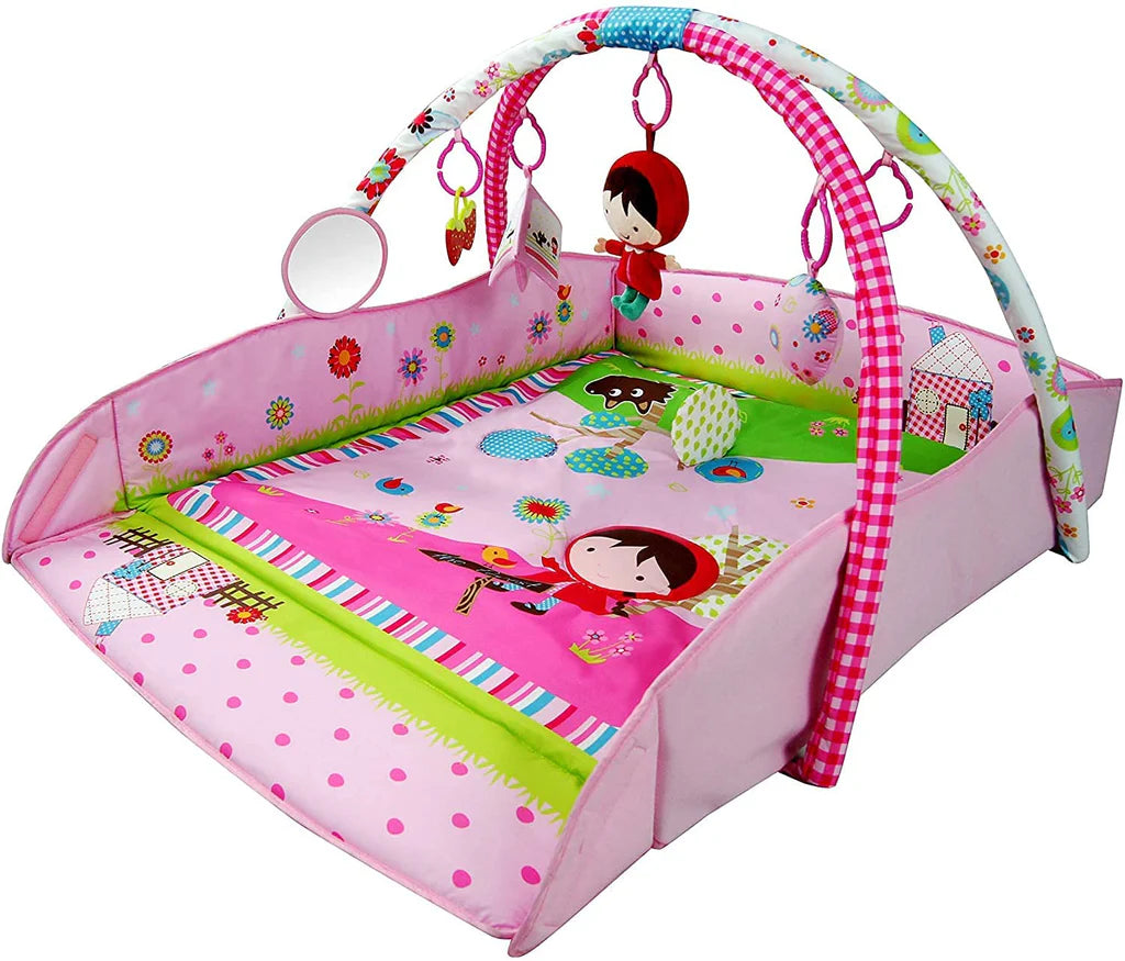 Pink Playtime 4 in 1 Large Woodland Playmat