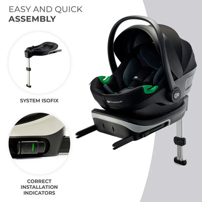 Travel Car seat I-CARE i-SIZE - Black