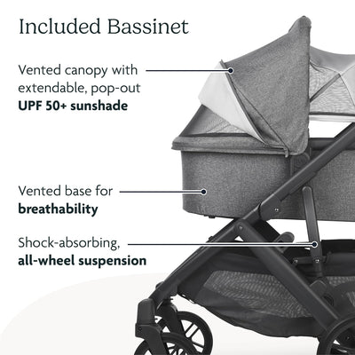 Versatile single Stroller Vista V2 2in1 Pram System-Gregory  (2023)