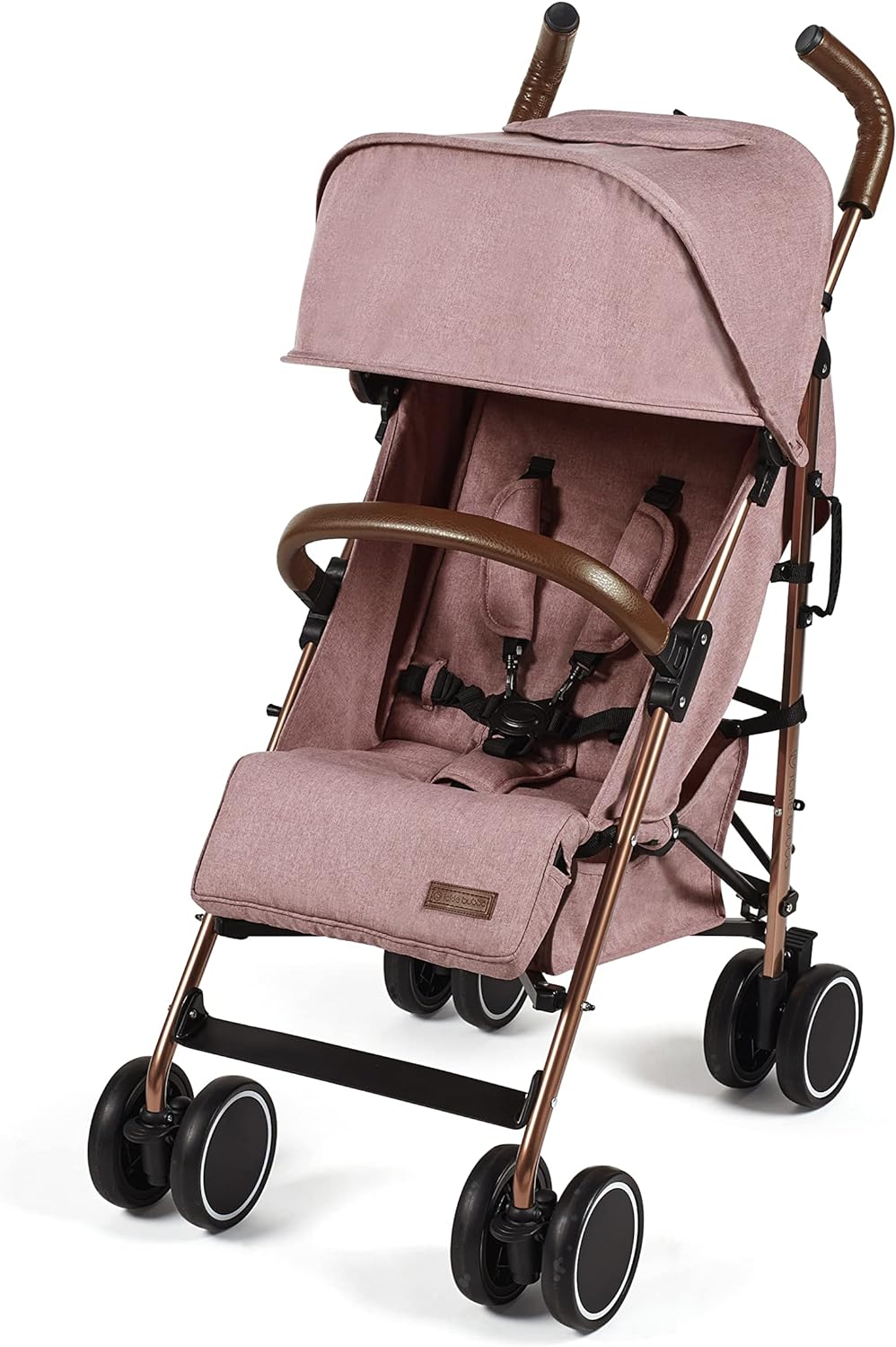 Stroller Ickle Bubba Discovery MAX Rose Gold Chassis Pushchair-Dusky Pink