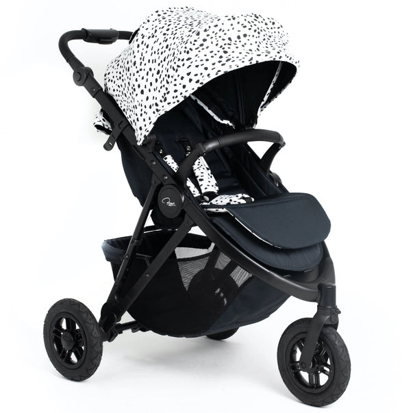 Stylish Roma Atlas 3 Wheel Pram - Dalmatian