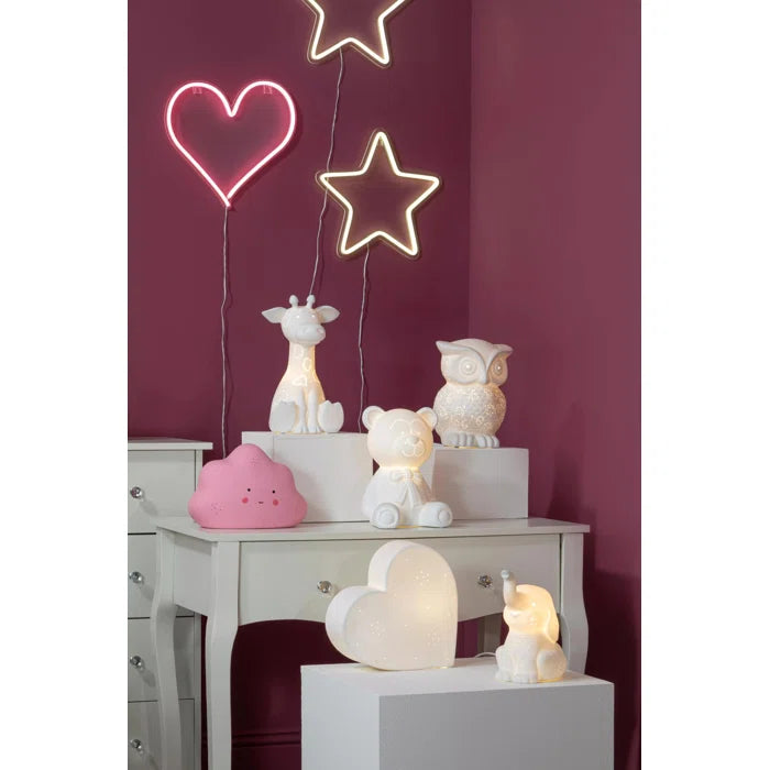 Night Light by Mack+Milo - Aaryan  Pink Cloud Porcelain