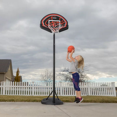 Outdoors Adjustable Portable Full-Size Basketball Hoop