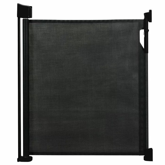 Symple Stuff Advanced Retractable Safety Gate - Black