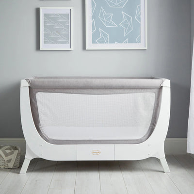 Contemporary Crib & Cot Sleep Solution (Dove or Stone Grey)