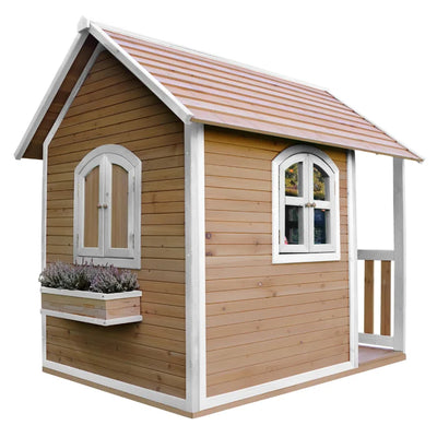 Kids Cubby House Outdoor Wood Playhouse with Veranda AXI 118cm W x 191cmD