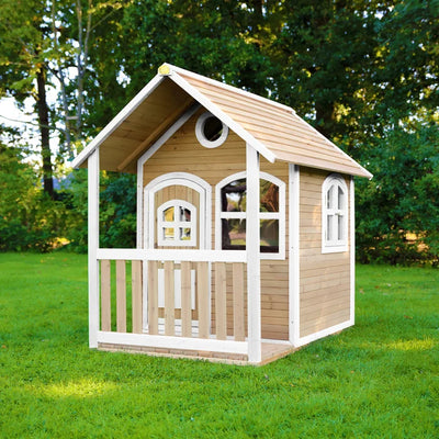 Kids Cubby House Outdoor Wood Playhouse with Veranda AXI 118cm W x 191cmD