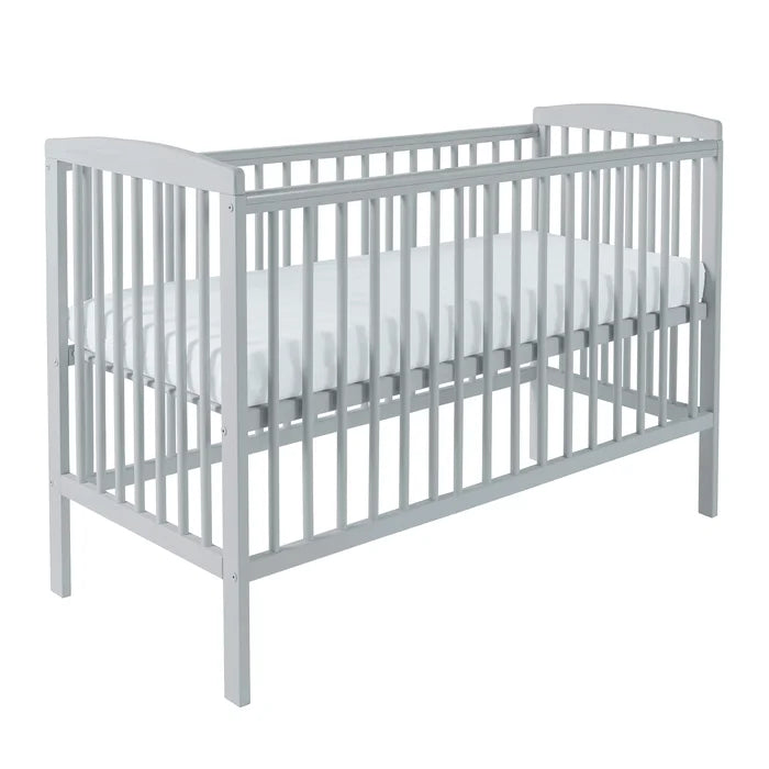 Contemporary Design Baby Cot - Dove Grey