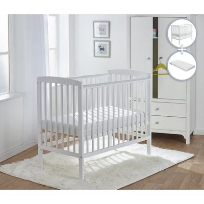 Contemporary Design Baby Cot - Dove Grey