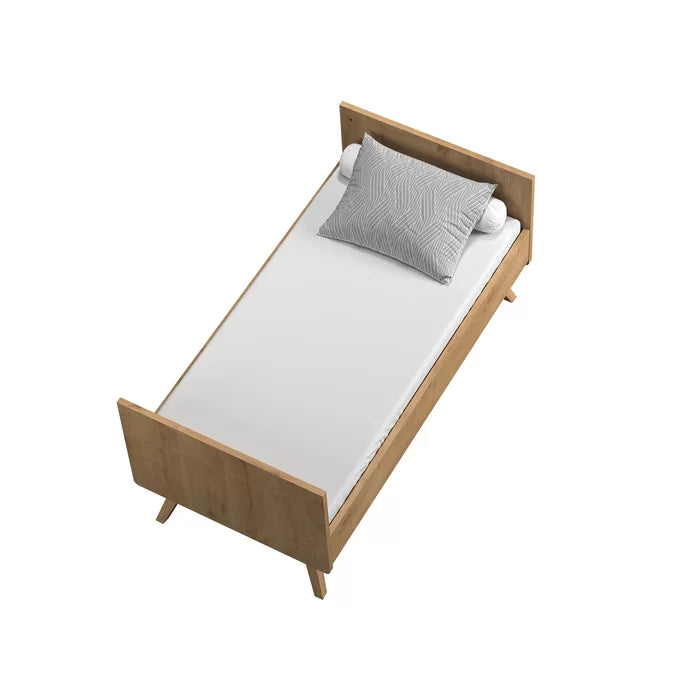 Modern Traditional Style And Versatile Baby Cot Bed - Brown