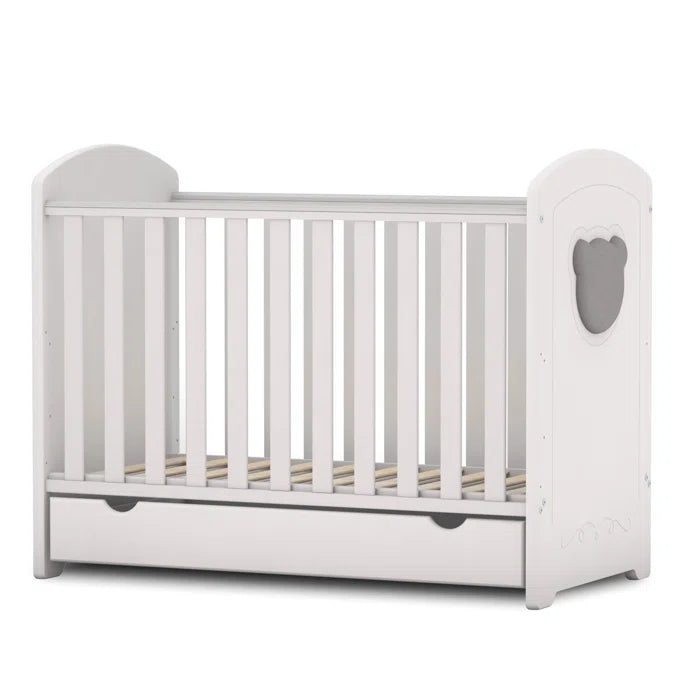 High Quality Baby Aqib Modern Style Baby Cot - White