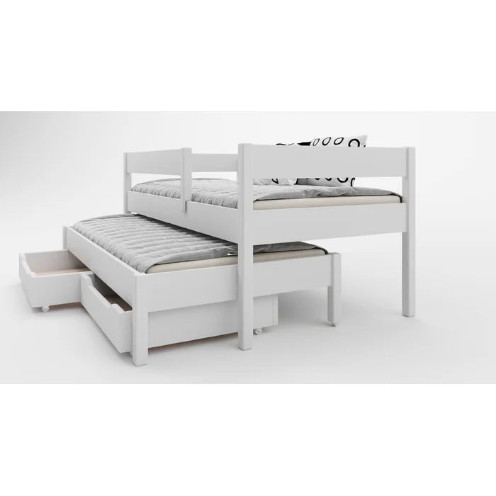 Kids Aradhya Mate's & Captain's Bed and Mattress with Trundle - (70 x 140cm)