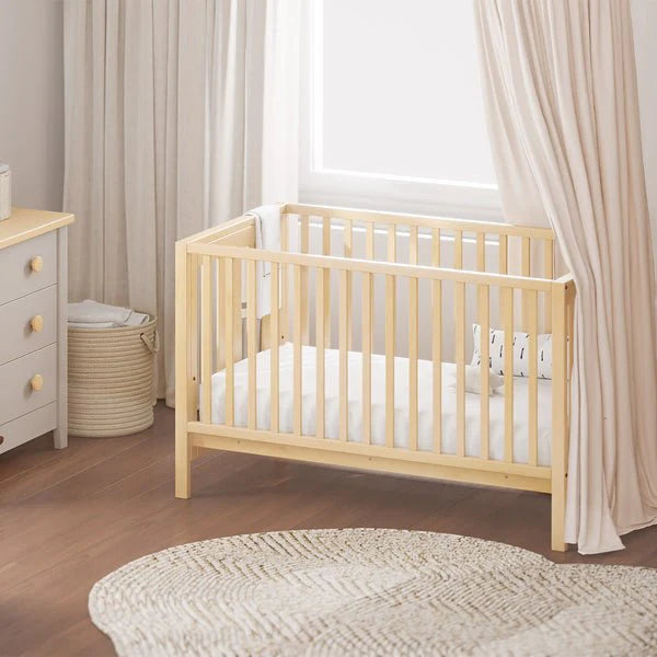 Contemporary Oslo Baby Cot - Almond