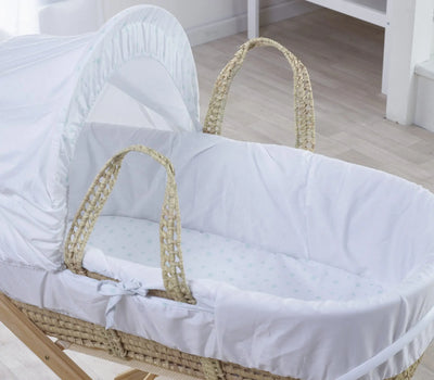 Baby Mint Palm Moses Basket