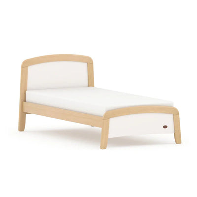 Kids Modern Style Single Bed - Barley White and Almond, Cherry and Almond, Blueberry and Almond