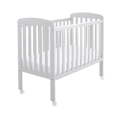 Modern Cot BabyMore Space Saver Cot - White, Grey