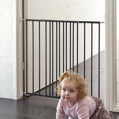 Symple Stuff Two Way Opening  Baby Gate - Black, White