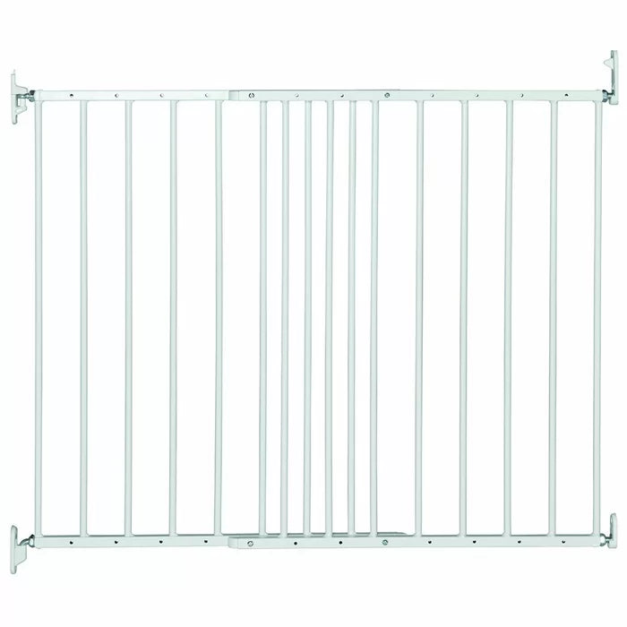 Symple Stuff Two Way Opening  Baby Gate - Black, White