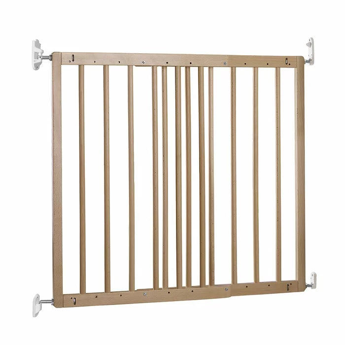 Symple Stuff Baby Gate Self Expandable  - Wood