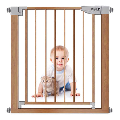 Dripex One-Handed Operation & Auto-Close Due to the dual-lock setting Baby Gate