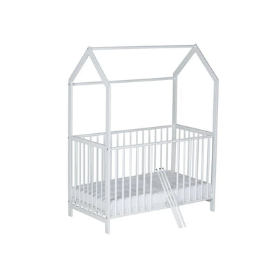 Modern Fun Style Baby Cot Bed - White