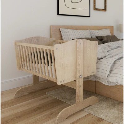 Bassinette Modern Style  Baby Cradle - Brown/Grey