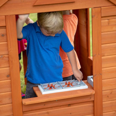 Kids Cubby House Cedar Wooden Playhouse