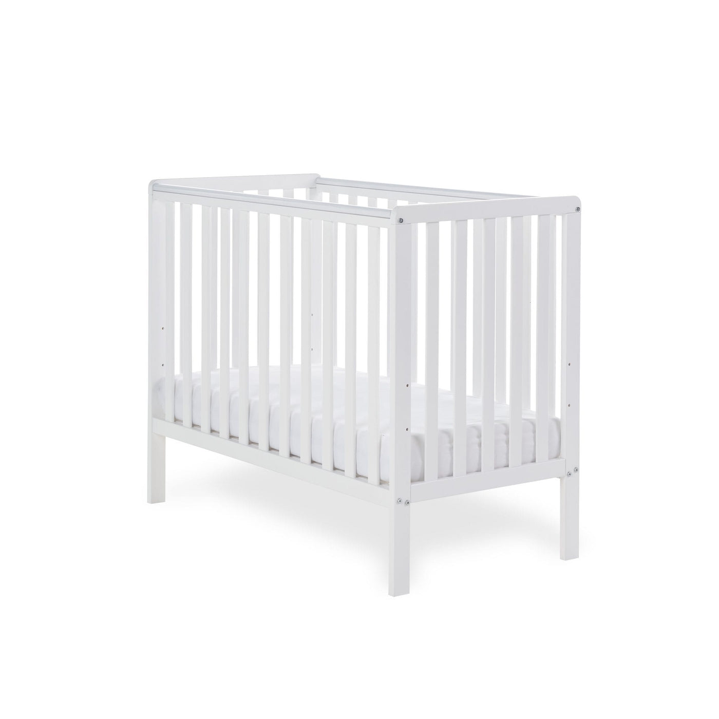 Ideal Baby Space Saver Cot and Cot Top Changer - White Bantam Obaby