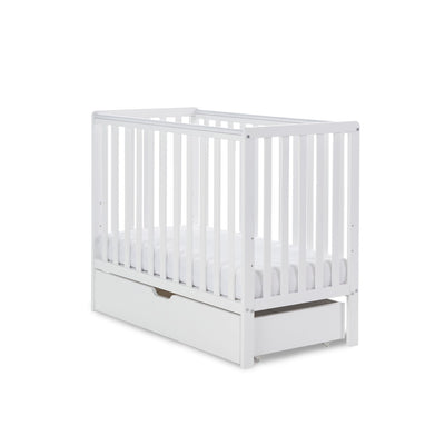 Ideal Baby Space Saver Cot and Cot Top Changer - White Bantam Obaby