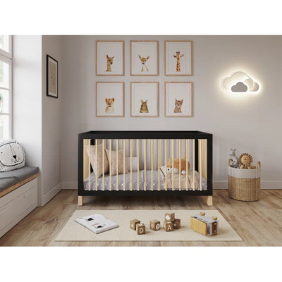 Baby Barling Modern Style Cot Bed - Anthracite/Pine