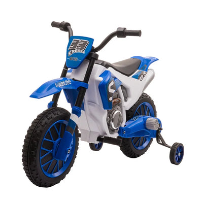 Outdoor Fun Kids zooming 12V 1 Seater Motorcycles Battery Powered Ride On Green or Blue