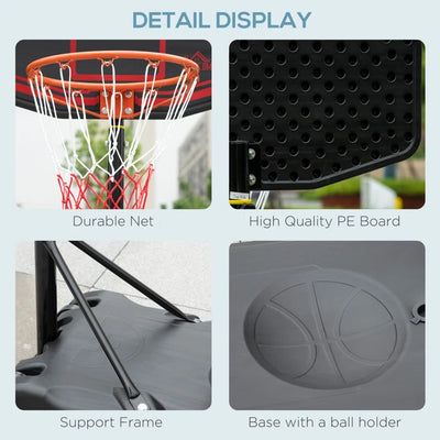 Kids Outdoor  Adjustable Basketball Hoop Stand