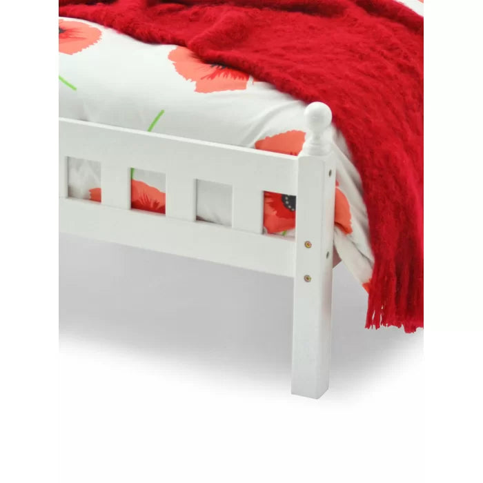 Kids Contemporary Bed Frame - White