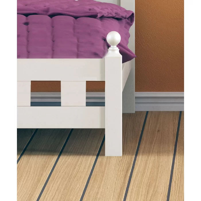 Kids Contemporary Bed Frame - White