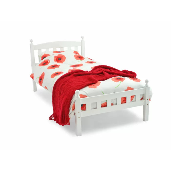 Kids Contemporary Bed Frame - White