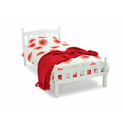 Kids Contemporary Bed Frame - White