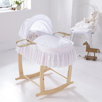 Baby Moses Basket by Harriet Bee - White