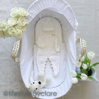 Baby Moses Basket by Harriet Bee - White