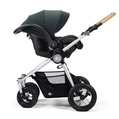 Stroller Pram Bumbleride Era i-Size Isofix Travel System – Dawn Grey, Silver/Black