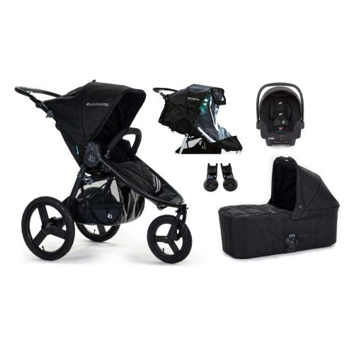 Stylish Speed Stroller Travel System – Matte Black