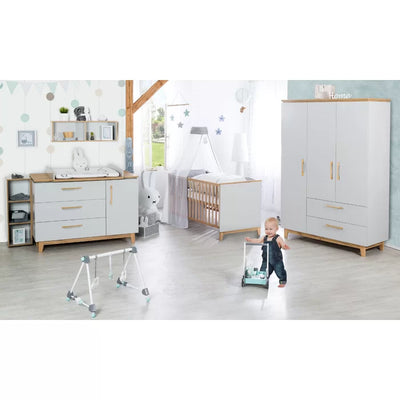 Modern Style High Quality Cot Bed 3 Piece Nursery Furniture Set