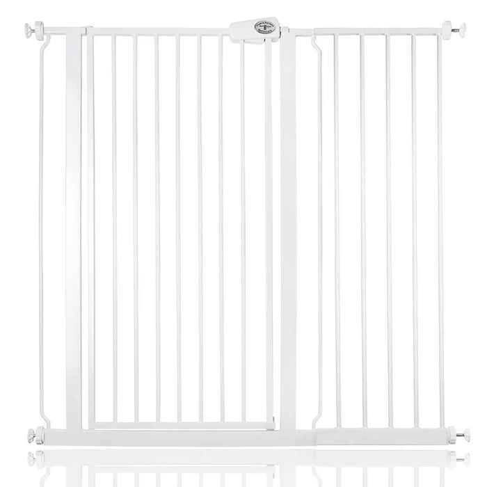 Symple Stuff Child and Pet Safety Baby Gate - White (87.9cm - 95.5cm)